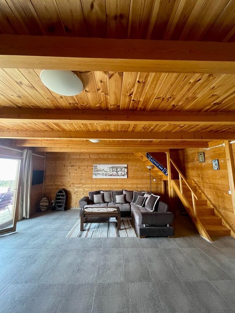 downstairs, staircase and cozy corner